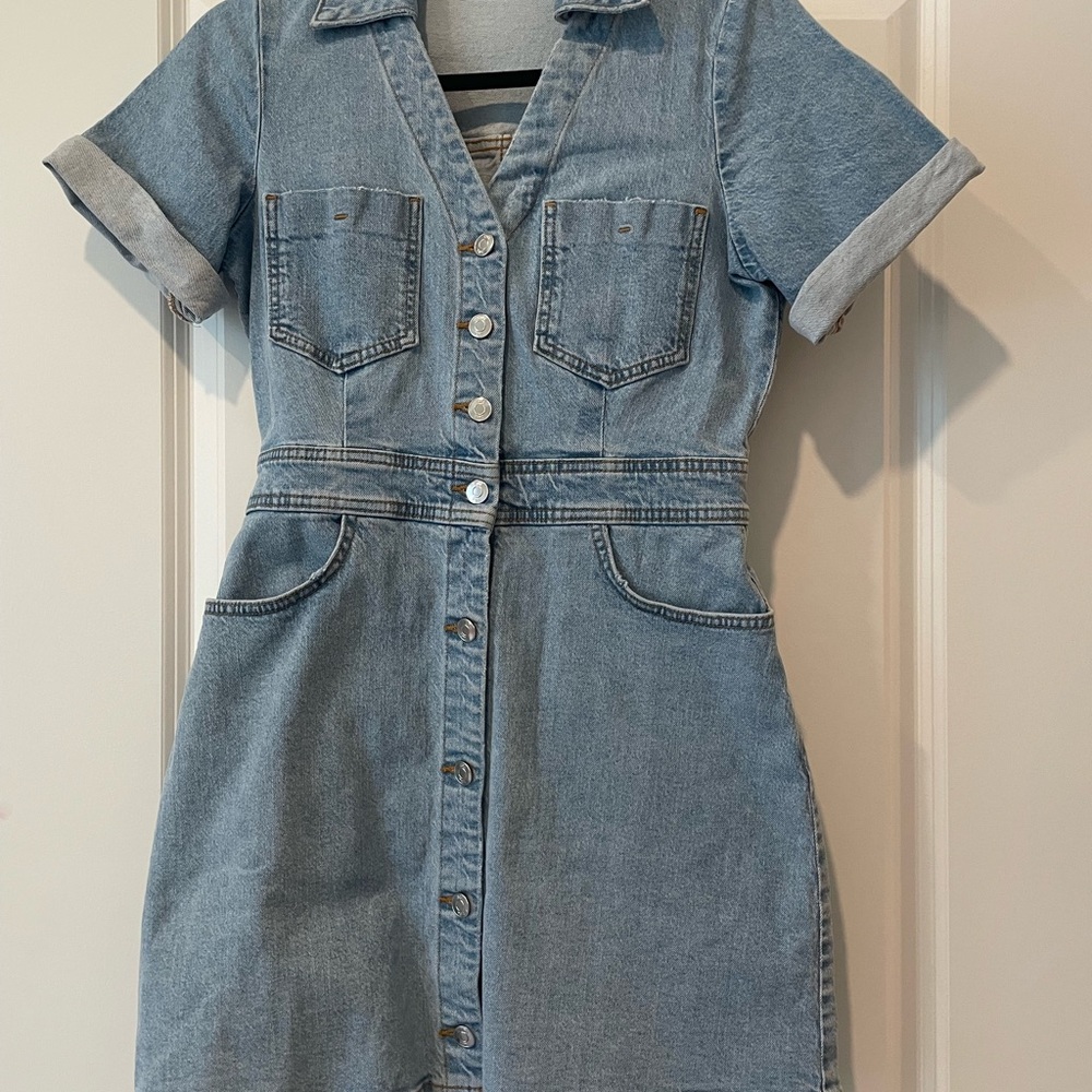 Zara Denim Mini Dress